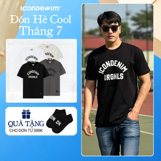 Áo Thun Nam ICONDENIM Họa Tiết Orgnls College Graphic Form Regular ATID0357