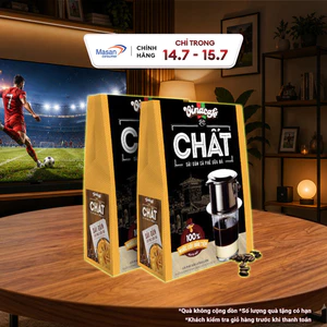 Combo 2 Cà Phê Vinacafé Chất Sài Gòn Cà Phê Sữa Đá - Hộp 10 Gói x 29g