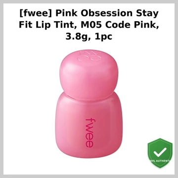 [fwee] Pink Obsessession Stay Fit Lip Tint, M05 Code Pink, 3.8g, 1 cái / Son Tint Hàn Quốc / Màu lâu trôi của HOLYHANS KOR