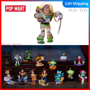 POPMART Disney Pixar Spooky Night Series Blind Box Figures Halloween pop mart blind box figures gift đồ chơi búp bê quà tặng