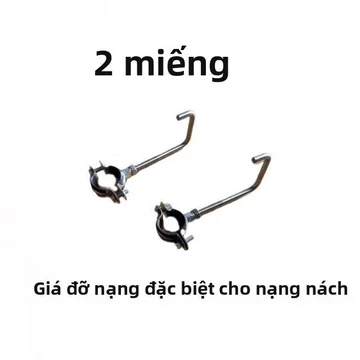 Kẹp giữ nạng xe lăn điện đa năng phụ kiện xe lăn tiện lợi dễ lắp đặt giao hàng nhanh