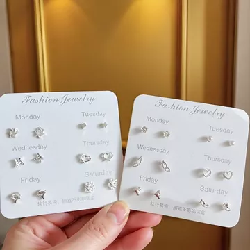 Bông Tai Bông Tai Tai Bông Tai Bông Tai Bông Tai Bông Tai Bông Tai Nhỏ Hình Học Đơn Giản Bông Tai Bông Tai Thiết Kế Phong Cách Lạnh Bông Tai Nhỏ Nữ 8.12 DD