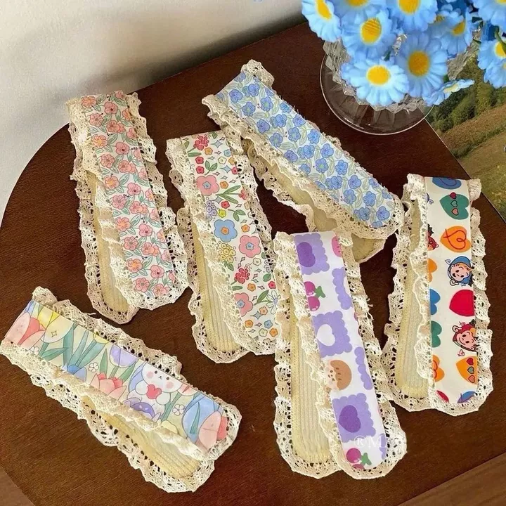 COMBO 3 cái Băng Đô Cài Tóc Nơ Hàn Quốc, Băng Đô Họa Tiết Dán Phồng Chân Tóc Tạo Kiểu Nhanh Gọn