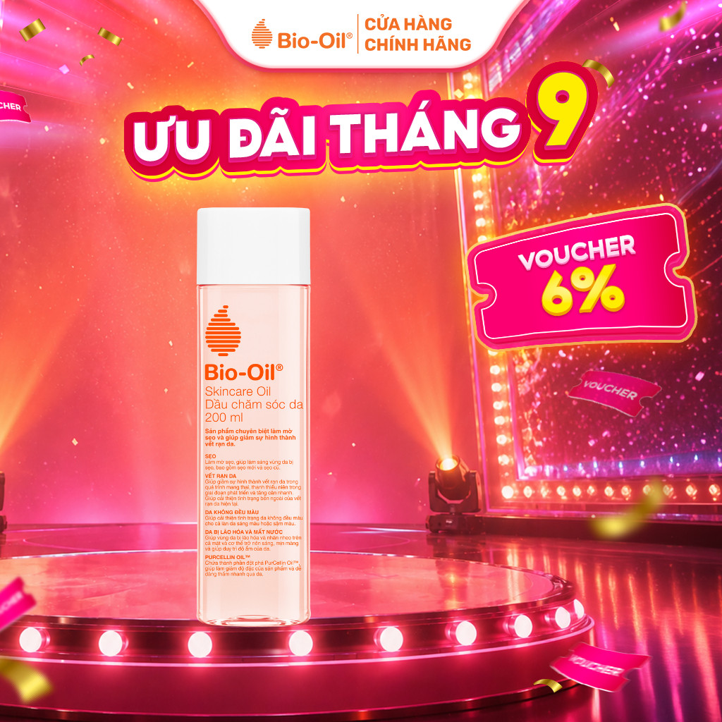Dầu dưỡng da giúp cải thiện khô sạm và đều màu da, hỗ trợ cải thiện vết rạn da - BIO-OIL Skincare Oil (chai 200ml)