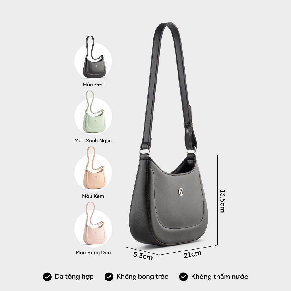 Túi Yuumy (Thời trang nữ kiểu dáng thuyền size 21 - Túi đeo vai da Seasand YN256) | BigBuy360 - bigbuy360.vn