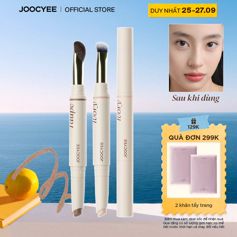 Bút tạo khối & bút bắt sáng JOOCYEE Contour & Highlighter Pen làm sáng tự nhiên mịn màng lâu trôi