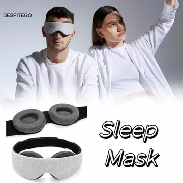 DESPITEGO Bịt mắt, Mặt nạ ngủ không áp lực mắt thoải mái, giúp giấc ngủ sâu làm mờ giấc ngủ có thể tháo rời Cốc mắt có thể điều chỉnh Giấc ngủ bịt mắt
