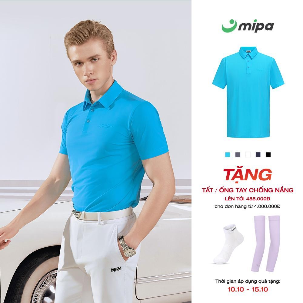 Áo polo nam ngắn tay MIPA thời trang Golf Pickleball Tennis chống tia UV thiết kế đơn giản sang trọng tinh tế Marcus Top