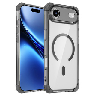 Dành Cho iphone 17 Air Case Mặt Sau Trong Suốt Từ Tính Chống Sốc Cấp Quân Sự Bảo Vệ Không Khí Góc Mỏng Vỏ Điện Thoại
