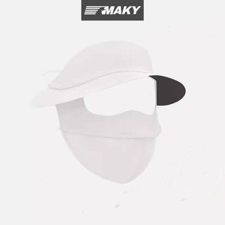 Newwellknownepic Mask Traceless Women Facekini có vành Ice Silk Chống tia cực tím Mùa hè thoáng khí Vỏ mỏng toàn mặt VN