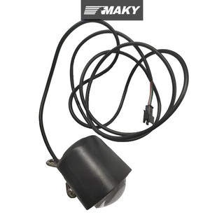 Newwellknownepic 2 trong 1 Đèn pha xe đạp điện Đầu vào 36V 48V 60V Xe tay ga điện Tay lái Đèn xe tay ga điện Đèn trước LED có còi VN