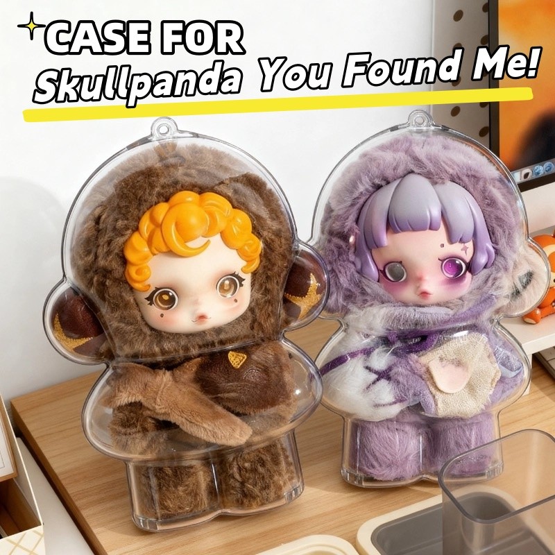 [Hàng có sẵn] 2 CÁI SKULLPADA You Found Me! Series Sang Trọng Búp Bê Bảo Vệ HD Trong Suốt Hộp Bảo Quản SP V3V2V1 Chống Thấm Nước Chống Bụi Sang Trọng Bảo Quản Phụ Kiện