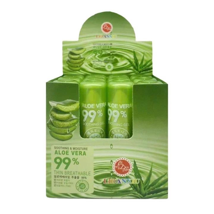 Thỏi Son Dưỡng Môi Nha Đam Làm Mềm Môi Son Dưỡng Ẩm Kiss Beauty Chiết Xuất Từ Lô Hội Tự Nhiên Thay Đổi Màu Theo Nhiệt Độ