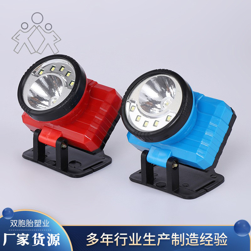 Đèn LED hai màu cho cắm trại và chiếu sáng khẩn cấp, gắn trên đầu, chống nước hoàn hảo