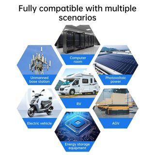 FEIYING 1 Chỉ báo dung lượng pin, Đồng hồ đo điện màn hình LCD DC8-100V, Pin Lithium axit chì LiFePO4 với đồng hồ đo pin báo động nhiệt độ cho dụng cụ ô tô