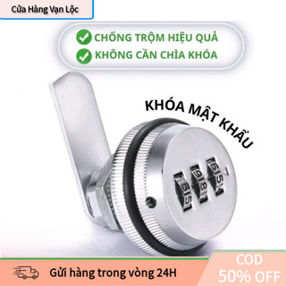 【vạn】Ổ Khóa Số Hợp Kim Cao Cấp 3 Mã Mật Khẩu, Dùng Cho Tủ Quần Áo, Tủ Hồ Sơ, Valy, An Toàn Tiện Lợi