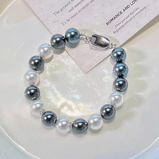 [N1143] Vòng Tay, Vòng Cổ, Dây Chuyền Mix Ngọc Nhân Tạo Màu Xanh- Xám, Trẻ Trung Thanh Lịch Cho Nữ - DAISYN