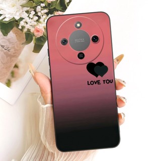 Ốp Chống Sốc Cho Honor X9D / Magic 8 Lite 5G Ốp Lưng MTN-NX1 Thời Trang Thoáng Mát Núi Lửa Hoa Cúc Sơn Mềm Silicon Ốp lưng