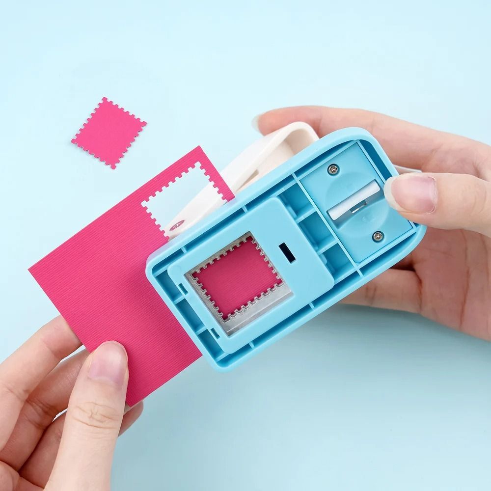 YMIFI Stamp Border Punch, Embosser DIY Crafts Stamp Embossing Machine, Tinh Tế Tiết Kiệm Nhân Công Handmade Tem Răng Puncher Cho Giấy Thủ Công Thêu Sò