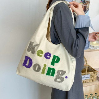 Túi Tote chữ phong cách Hàn Quốc dung tích lớn