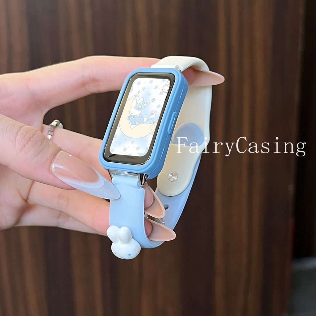 Dây đeo cho Huawei Band 11pro 10 9 8 Fit 3 4 / 4pro Phụ kiện thay thế Vòng đeo tay silicon