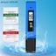 {AKIN} Bút kiểm tra chất lượng nước LCD kỹ thuật số di động 0 đến 14 PH có máy dò nhiệt độ cho bể cá {a}