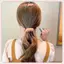 JRP Mờ Cao Đuôi Ngựa Kẹp Màu Chuối Kẹp Nữ Kiểu Tóc Phụ Kiện Thời Trang Đuôi Ngựa Barrettes Kẹp Tóc Móng Vuốt Tóc JRP