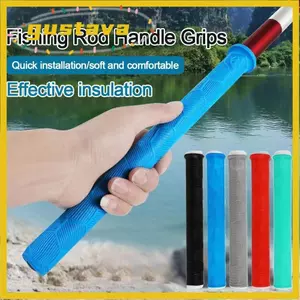 Bọc tay cầm cần câu GUSTAVA, Vỏ bọc tay cầm chống trượt bằng silicon chống trượt, Tay cầm cầm cầm đa năng đa năng có thể thay thế