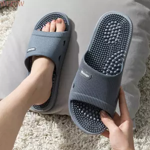 Dép Massage dày WEETW, Dép xỏ ngón đế chống mùi chắc chắn, Quần áo đi biển chống trượt cơ bản Dép trượt trong nhà mùa hè