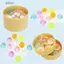 Đồ chơi Bun hấp DELMER, Bánh bao Mini có thể bóp được pha lê Squishy, Học sinh có máy hấp Fidget Đồ chơi cảm giác Pinch dễ thương Đồ chơi trẻ em