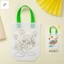 5 Chiếc Túi Xách Vẽ Tranh DIY Cho Trẻ Em - Túi Graffiti Trống Không Dệt Cho Nghệ Thuật Mẫu Giáo