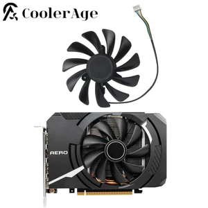 Quạt Thẻ iiVideo Cho MSI GeForce GTX 1660 Ti RTX 2060 2070 AERO ITX 95MM XY-D10015SH RTX2060 RTX2070 GTX1060Ti GPU Cooler Fanx *