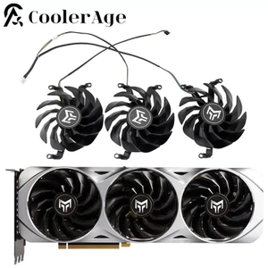 IiFor GALAX GeForce RTX 3060 3060Ti 3070 3070Ti 3080 3080Ti 3090 GB METALTOP 90MM T129215Quạt làm mát Card đồ họa SU *