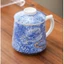 Cốc Sứ Pha Trà Có Nắp Kèm Lưới Lọc Họa Tiết Thanh Long Men Lam 400ml – Vẻ Đẹp Thanh Lịch Cho Không Gian Thưởng Trà