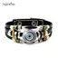 AqToCna Retro Nhiều Lớp Quỷ Vòng Tay Thời Trang Unisex Trang Sức Cho Các Bữa Tiệc Và Cosplay Sự Kiện AqToCna