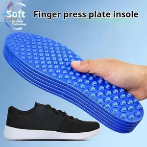 GILL 1 Đôi Đế Giày Giảm Mệt Mỏi Chân, Đế Massage Mềm EVA, Đệm Độ Đàn Hồi Cao Ngón Tay Thiết Kế Bảng Áp Lực Đế Thể Thao Cho Nam Nữ