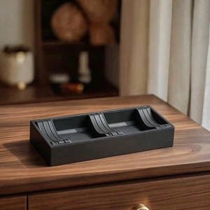 Khay trưng bày trang sức có khe cắm Khay mở rộng 10 khe được chia cắt lâu dài cho thợ kim hoàn, trưng bày, lưu trữ tại nhà