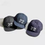 Mũ American Retro Số Thêu Sọc Mềm Vành Mũ Bóng Chày Nam Nữ Cùng Phong Cách Đường Phố Hip Hop Ván Trượt Mũ Chống Nắng