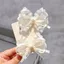 Ren Nặng Hàn Quốc Mũ Đội Đầu Ren Mũ Đội Đầu Tóc Bé Gái Handmade Kẹp Nơ Phong Cách Sang Trọng Trẻ Em Kẹp Tóc