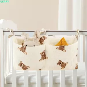 Túi đựng đồ trẻ em QEARY, Túi treo nôi trẻ em có thể gập lại, Xe đẩy hai lớp di động đa chức năng thoáng khí