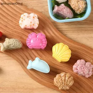 AA Cua Cá Vỏ Cá Onigiri Khuôn Nhà Bếp Dụng Cụ Thực Phẩm Cho Nhà Bếp 3 Bộ Sushi Press Tiện Lợi Nhật Bản Tự Làm Bento Phụ Kiện Cơm Bóng VN