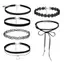 JULYHOT Thời Trang Choker Nelace Co Giãn Nhung Cổ Điển Gothic Hình Xăm Ren Nelace Massivedeals