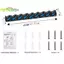 Giá đỡ thanh dọc Cần câu treo tường Ra Rod Stand Cần câu sắp xếp cho phòng để xe Giữ tới 9 thanh Orbos [MỚI]