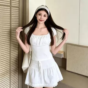 Áo thun ngắn tay xếp ly kiểu Pháp mùa hè Vải Cotton chải kỹ mỏng vừa vặn hơn Nhìn khí chất Gent