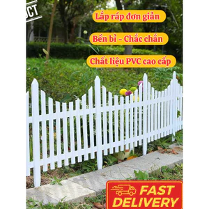 Hàng Rào Nhựa PVC LUMERA HOME Trang Trí Sân Vườn Viền Bồn Hoa Ghép Nối Linh Hoạt Bền Đẹp