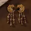 AqToCna Vintage Đa Màu Trái Tim Ngôi Sao Mặt Trăng Nữ Thần Chân Dung Bông Tai Dành Cho Nữ Mặc Hàng Ngày Khiêu Vũ Phụ Kiện Tiệc Quà Tặng Tốt Nhất AqToCna