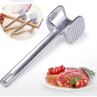 Búa Đập Thịt Dập Gừng Tỏi Kết Cấu 2 Mặt Nhôm Đúc Chống Gỉ Sét Dụng Cụ Xăm Làm Mềm Thịt Thần Tốc Tiện Lợi