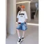 （Giao hàng 24h）Angela Áo thun tay lỡ form rộng unisex ANGELA ATL528