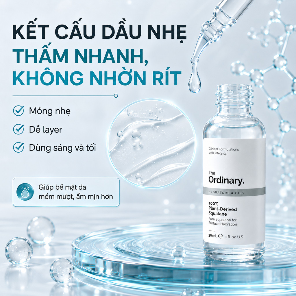 Serum Vitamin C The Ordinary Ascorbyl Tetraisopalmitate 20% in Vitamin F 30ml Làm Sáng Da Mờ Thâm