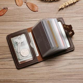 JULYHOT Thời Trang Da PU Nam 30 Bit Hộp Đựng Thẻ Kinh Doanh Thẻ Tín Dụng Hộ Chiếu Túi Đựng Thẻ ID Hộ Chiếu Thẻ Ví Massivedeals